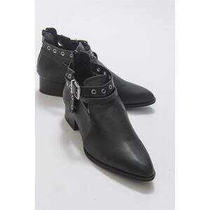 LuviShoes 11 Black Matte Women's Boots