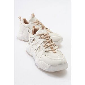 LuviShoes LEONA Women's White Sports Sneakers