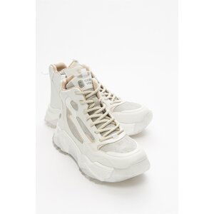 LuviShoes Olivia White Women's Sports Boots