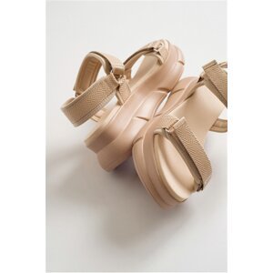 LuviShoes Women's Nude Sandals