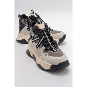 LuviShoes CLARA Ice Black Women's Sports Boots