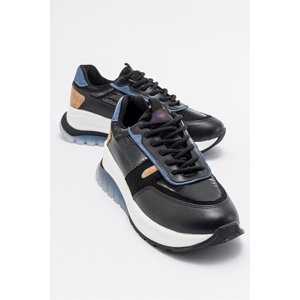 LuviShoes OTTO Black Women's Sports Shoes