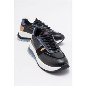 LuviShoes OTTO Black Women's Sports Shoes