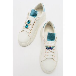 LuviShoes SPAY White Women's Sports Sneakers