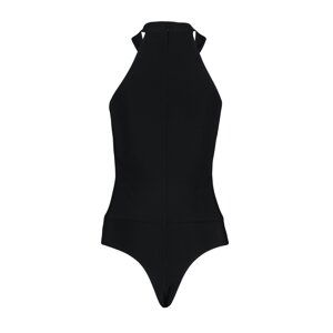 Trendyol Black Window/Cut Out Detail Rose Accessory Bodysuit