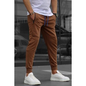 Madmext Men's Brown Basic Sweatpants