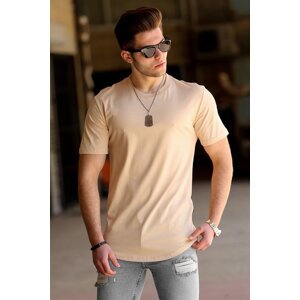 Madmext Basic Camel Men's T-Shirt 4500