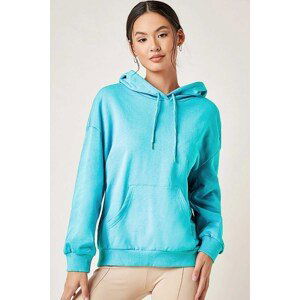 Madmext Mad Girls Turquoise Women's Sweatshirt Mg827