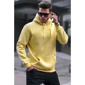 Madmext Men's Yellow Sweatshirt 5339