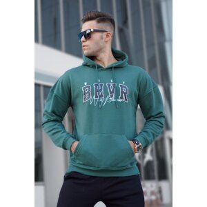 Madmext Dark Green Men's Sweatshirt 5326
