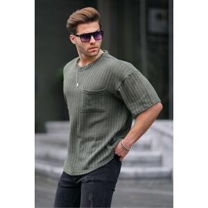 Madmext Men's Green Oversize T-Shirt 6180