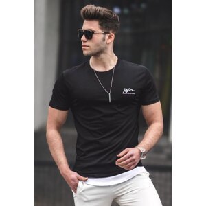 Madmext Men's Black T-Shirt 4980