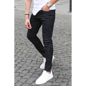 Madmext Skinny Fit Men's Black Jeans 6820