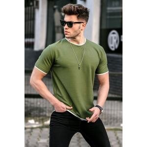 Madmext Men's Khaki Green T-Shirt 5815