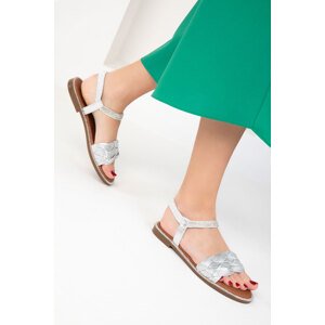 Soho Women's Silver Sandals 18812