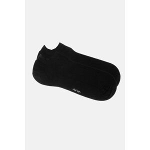 Avva Men's Black Sneaker Socks