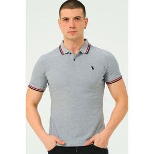 T8594 DEWBERRY MEN'S T-SHIRT-PLAIN GREY