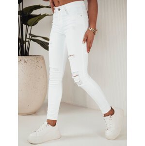NOEL dámské džínové kalhoty bílé Dstreet