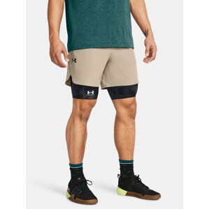 Under Armour Kraťasy UA Peak Woven Shorts-BRN - Pánské