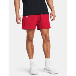 Under Armour Kraťasy UA Baseline Woven Short-RED - Pánské