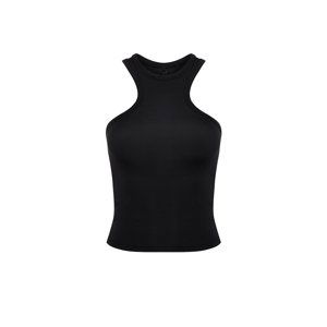 Trendyol Black Halter Neck Fitted Elastic Knit Undershirt