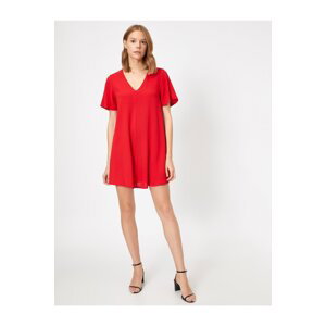 Koton Dámské červené šaty