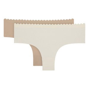 DIM BODY TOUCH COTTON HIPSTER 2x - Women's cotton panties 2 pcs - white - body