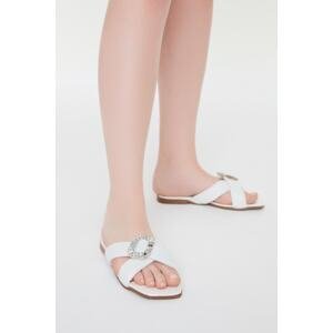 Trendyol White Women's Slippers