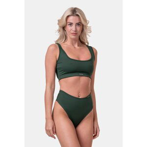 Nebbia Miami sporty bikini - vrchní díl 554 dark green S