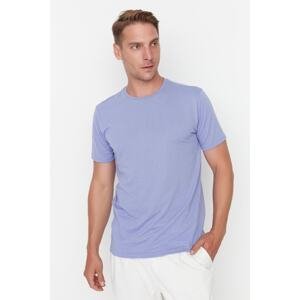 Trendyol Lilac Basic Regular Fit Crew Neck Short Sleeve T-Shirt