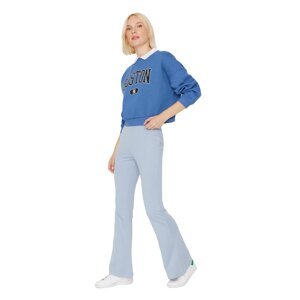 Trendyol Blue Flare Thin Knitted Sweatpants