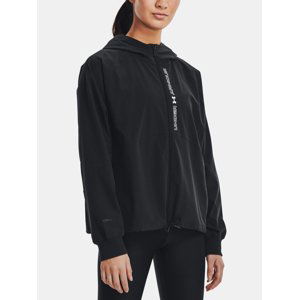 Under Armour Bunda Woven FZ Jacket-BLK - Dámské