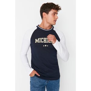 Pánské triko s dlouhým rukávem Trendyol Michigan
