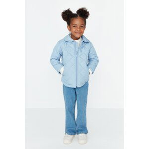 Trendyol Blue Girls' Quilted Coat