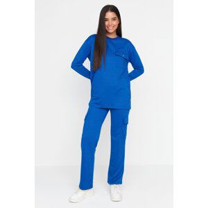 Trendyol Saks Single Pocket Knitted Tracksuit Set