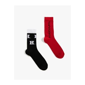 Koton 2-Piece College Socks Set