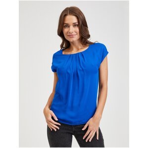 Modré dámské tričko ORSAY - Dámské