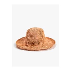 Koton Trilby Straw Hat with Bow Detail