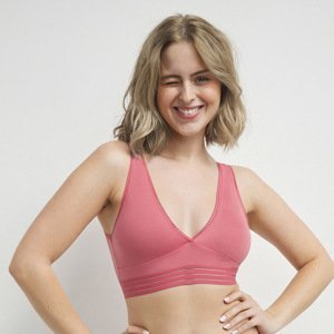 OH MY DIM'S BRA - Women's bra without bones - pink
