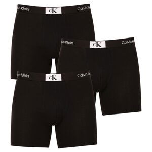 3PACK pánské boxerky Calvin Klein černé (NB3529A-UB1)