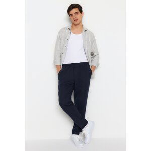 Trendyol Navy Blue Regular Fit Trousers