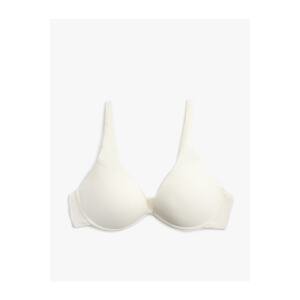 Koton Push Up Bra With Support, Underwired, Covered, Padded.