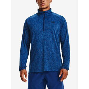 Tričko Under Armour UA Tech 2.0 1/2 Zip-BLU