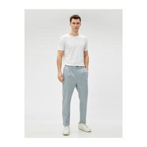 Koton Chino Trousers Elastic Waist Pocket Detailed