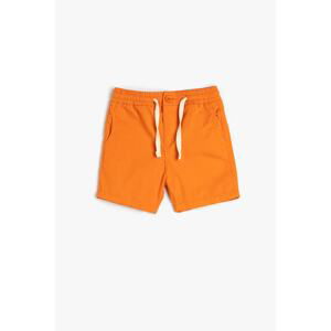 Koton Baby Boy Tie Waist Shorts with Pockets 3smb40045tw