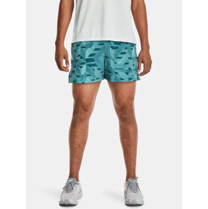 Under Armour Kraťasy LAUNCH ELITE 5'' PRT SHORT-BLU - Pánské