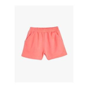 Koton Tie Waist Elastic Mini Shorts With Pocket