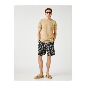 Koton Ethnic Patterned Chino Shorts