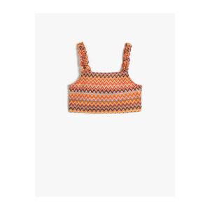 Koton Crop Top Strap Gipe Detail