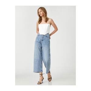 Koton Wide Crop Jeans High Waist - Bianca Crop Jean